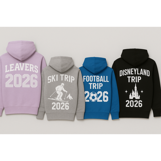 Trip ,Leavers and Group Hoodies